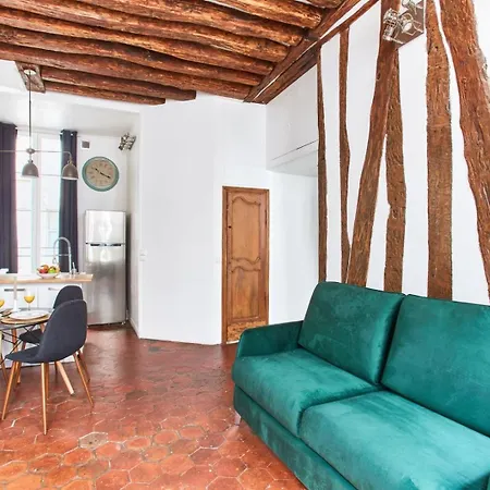 Bnbnook - Unique 1br Steps From Montorgueil Appartamento Parigi